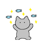 無表情のねこ（個別スタンプ：15）
