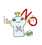 携帯生物デンパールーパー（個別スタンプ：3）