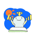 携帯生物デンパールーパー（個別スタンプ：9）
