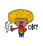 アフロー太（個別スタンプ：1）