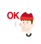 Knit hat boy（個別スタンプ：1）