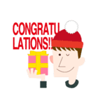 Knit hat boy（個別スタンプ：9）