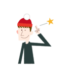 Knit hat boy（個別スタンプ：10）