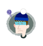 Knit hat boy（個別スタンプ：20）