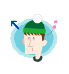 Knit hat boy（個別スタンプ：22）
