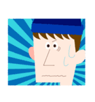 Knit hat boy（個別スタンプ：25）