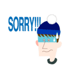 Knit hat boy（個別スタンプ：27）