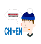 Knit hat boy（個別スタンプ：30）