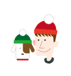 Knit hat boy（個別スタンプ：40）