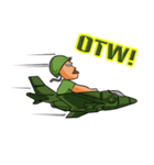 Military Dad（個別スタンプ：9）