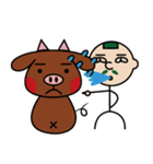 James and Dong Dong（個別スタンプ：7）