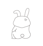 gentle and timid rabbit（個別スタンプ：14）