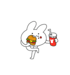 うさぎのゆるいスタンプ（個別スタンプ：38）