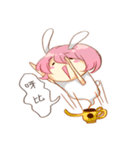 Ah Ah rabbit（個別スタンプ：5）