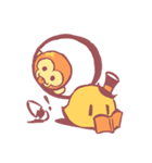 Chickin ＆ Mongkey（個別スタンプ：4）
