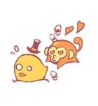 Chickin ＆ Mongkey（個別スタンプ：29）
