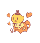 Chickin ＆ Mongkey（個別スタンプ：30）