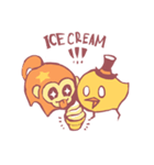 Chickin ＆ Mongkey（個別スタンプ：31）