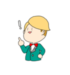 蝶ネクタイくんの日常（個別スタンプ：8）