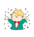 蝶ネクタイくんの日常（個別スタンプ：13）