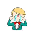 蝶ネクタイくんの日常（個別スタンプ：16）