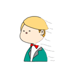 蝶ネクタイくんの日常（個別スタンプ：17）