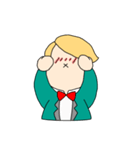 蝶ネクタイくんの日常（個別スタンプ：19）