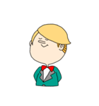 蝶ネクタイくんの日常（個別スタンプ：21）