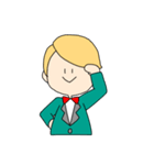 蝶ネクタイくんの日常（個別スタンプ：27）