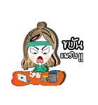 Girl Student Story（個別スタンプ：2）
