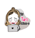 Girl Student Story（個別スタンプ：3）