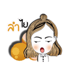 Girl Student Story（個別スタンプ：8）