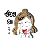 Girl Student Story（個別スタンプ：9）