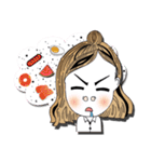 Girl Student Story（個別スタンプ：14）