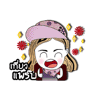 Girl Student Story（個別スタンプ：15）