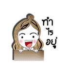 Girl Student Story（個別スタンプ：21）