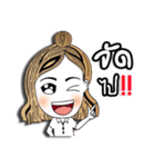 Girl Student Story（個別スタンプ：25）