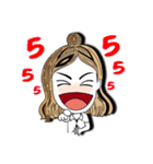 Girl Student Story（個別スタンプ：39）