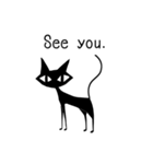 黒猫のkuro（個別スタンプ：7）