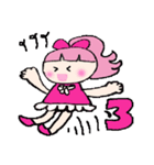 ピンクの好きなかわいい女の子♡3（個別スタンプ：1）