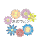 優しいお花のスタンプ（個別スタンプ：36）