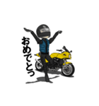 バイクオタクのおっさんライダー（個別スタンプ：22）