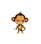 Awake Monkey Happy（個別スタンプ：2）