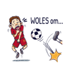 indonesian funny soccer stickers（個別スタンプ：9）