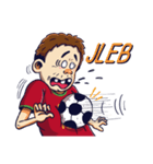 indonesian funny soccer stickers（個別スタンプ：16）