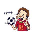 indonesian funny soccer stickers（個別スタンプ：19）