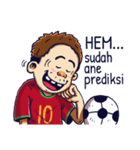 indonesian funny soccer stickers（個別スタンプ：20）