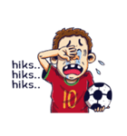 indonesian funny soccer stickers（個別スタンプ：27）