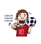 indonesian funny soccer stickers（個別スタンプ：28）