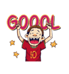 indonesian funny soccer stickers（個別スタンプ：37）